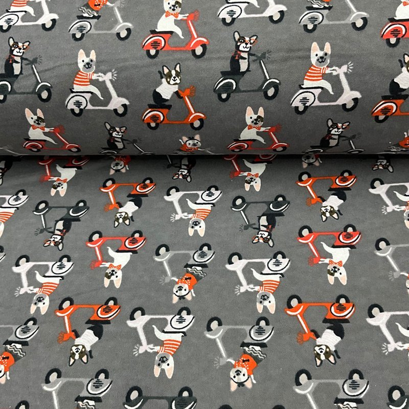 Cute cartoon crocodile pattern on medium-weight pajama fabric
